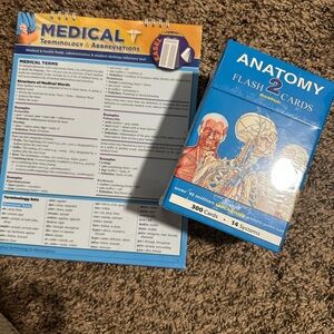Anatomy Flash Cards Set & Medical Terminology Quick study guide
